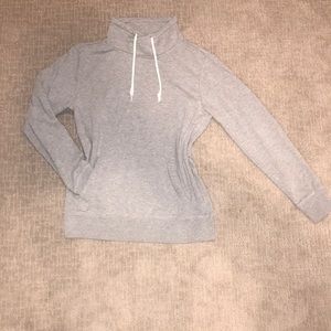 Cowl neck hoodie